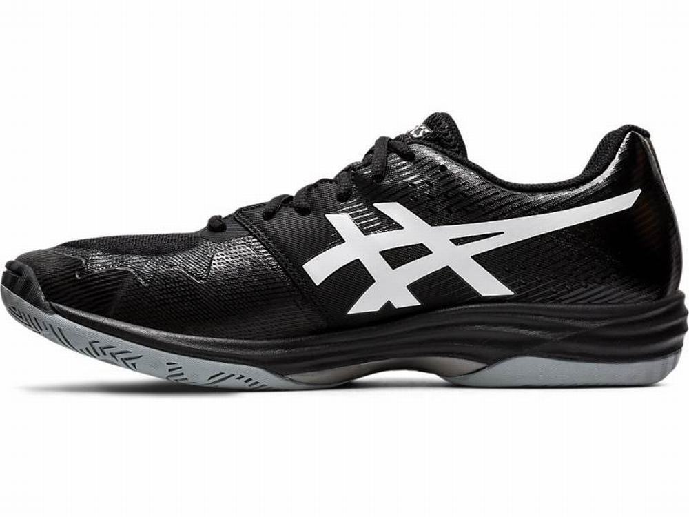 Chaussures De Handball Asics GEL-TACTIC 2 Homme Noir Blanche | UQH-583702