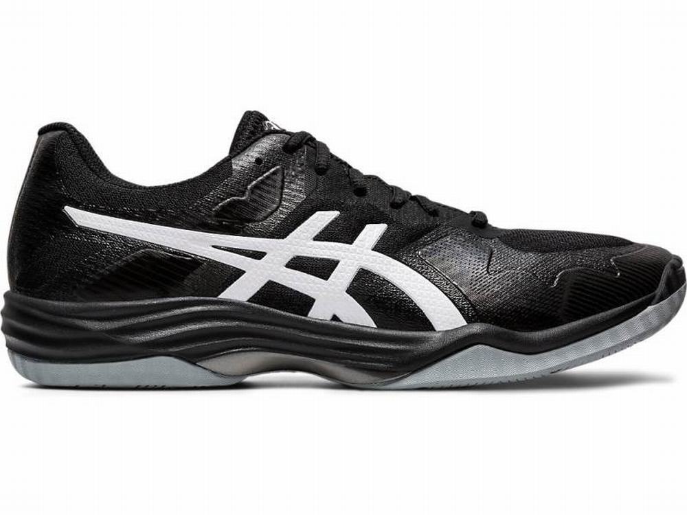 Chaussures De Handball Asics GEL-TACTIC 2 Homme Noir Blanche | UQH-583702