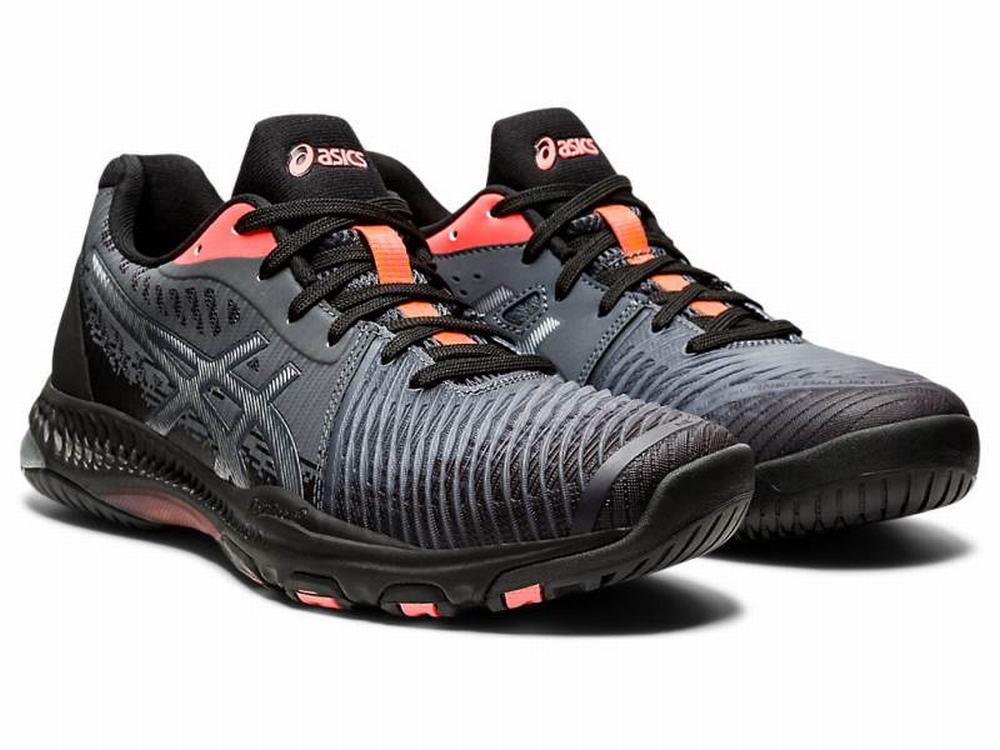 Chaussures De Handball Asics NETBURNER BALLISTIC FF 2 L.E. Femme Noir Orange | HKP-427685