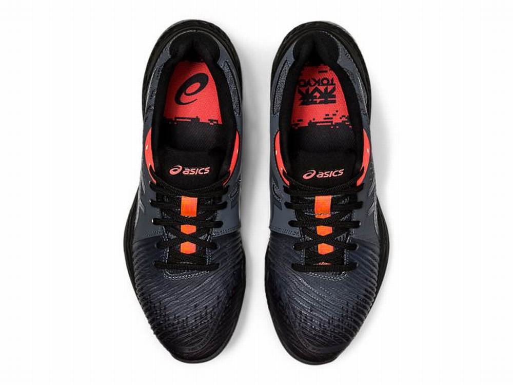 Chaussures De Handball Asics NETBURNER BALLISTIC FF 2 L.E. Femme Noir Orange | HKP-427685