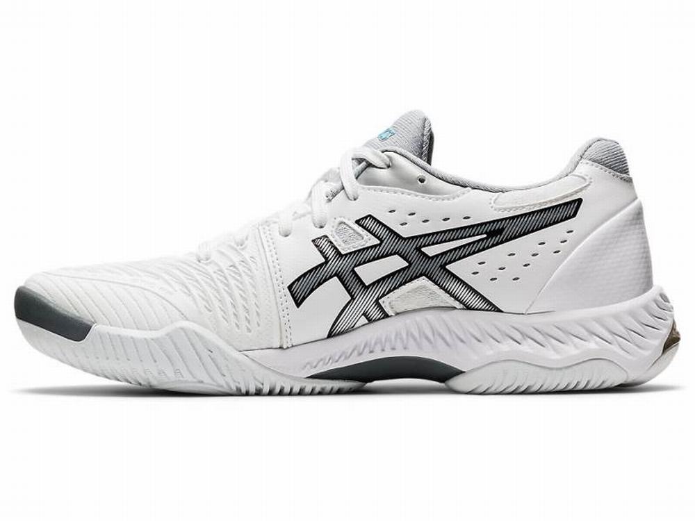 Chaussures De Handball Asics NETBURNER BALLISTIC FF 2 Femme Noir Blanche | MQI-095467