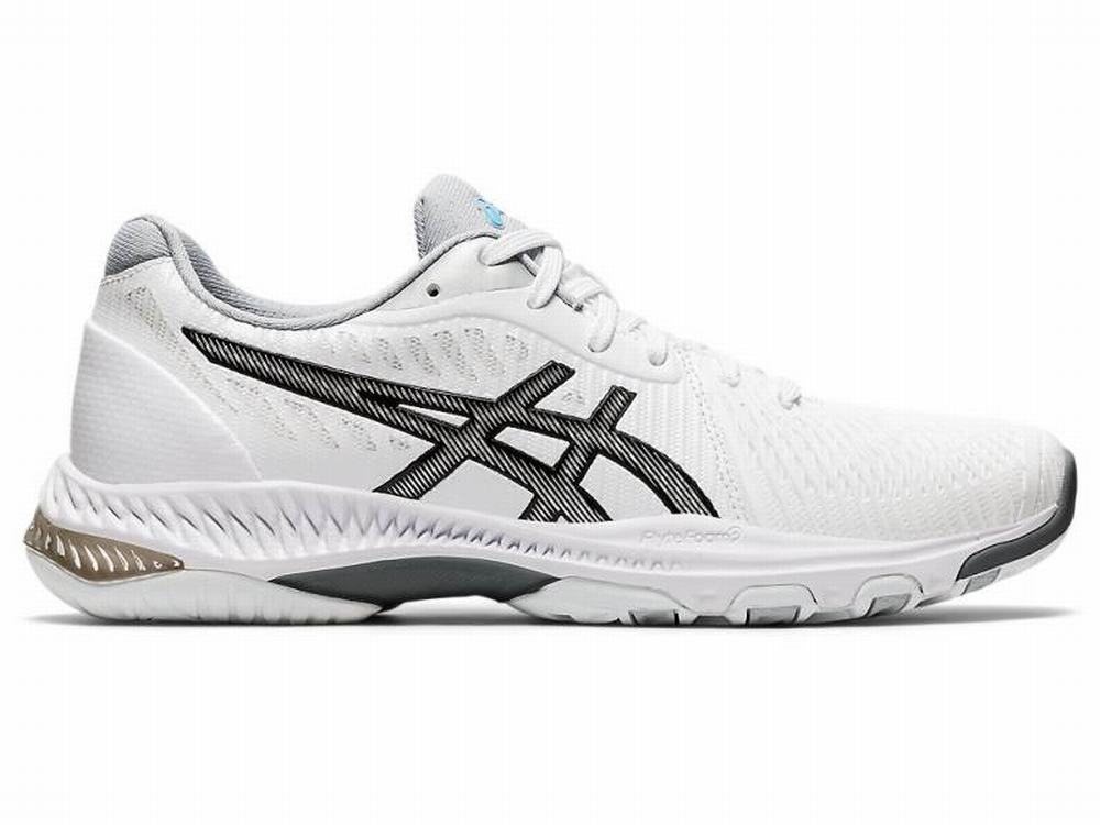 Chaussures De Handball Asics NETBURNER BALLISTIC FF 2 Femme Noir Blanche | MQI-095467