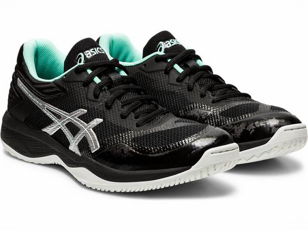 Chaussures De Handball Asics Netburner Ballistic FF Femme Noir Argent | HDW-703945