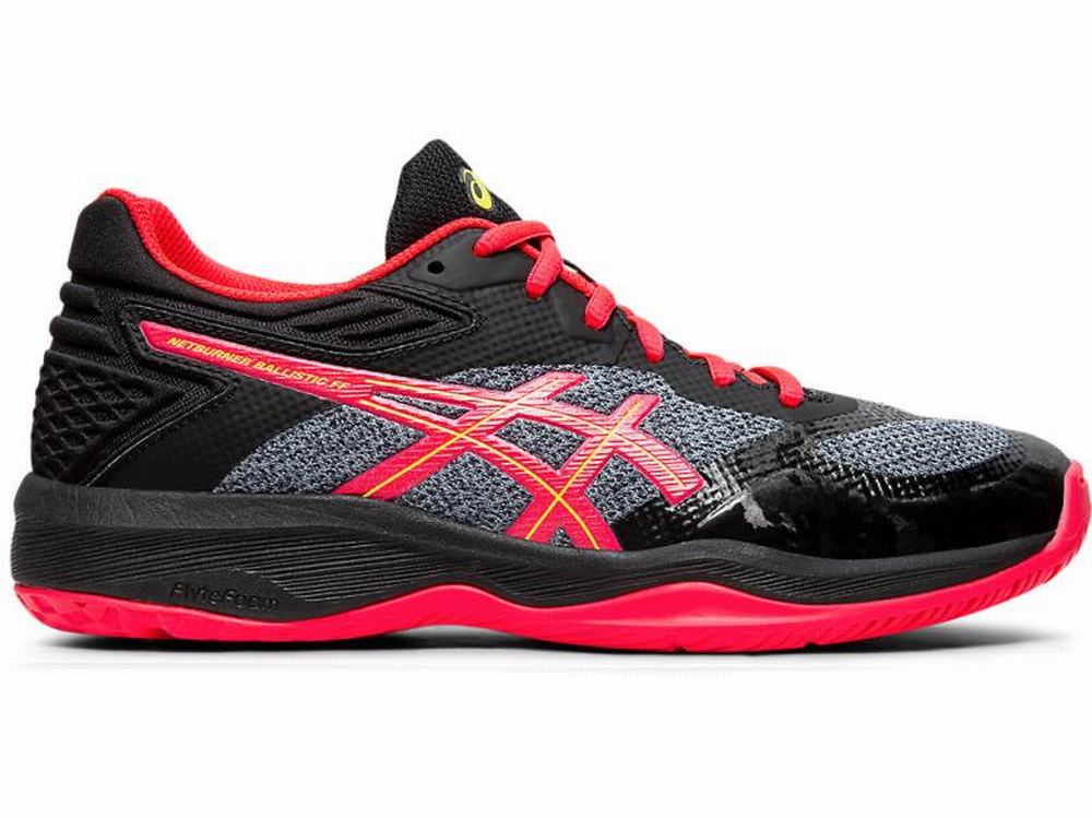 Chaussures De Handball Asics Netburner Ballistic FF Femme Noir Rose | TAD-421768