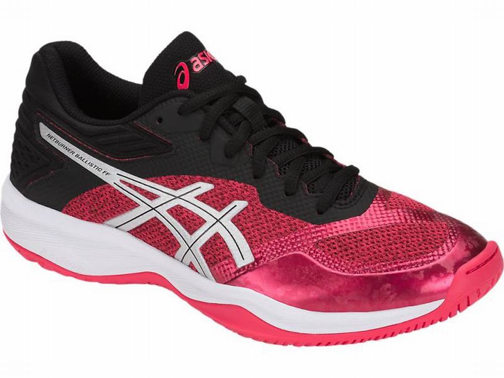 Chaussures De Handball Asics Netburner Ballistic FF Femme Noir Rose | XVC-391054