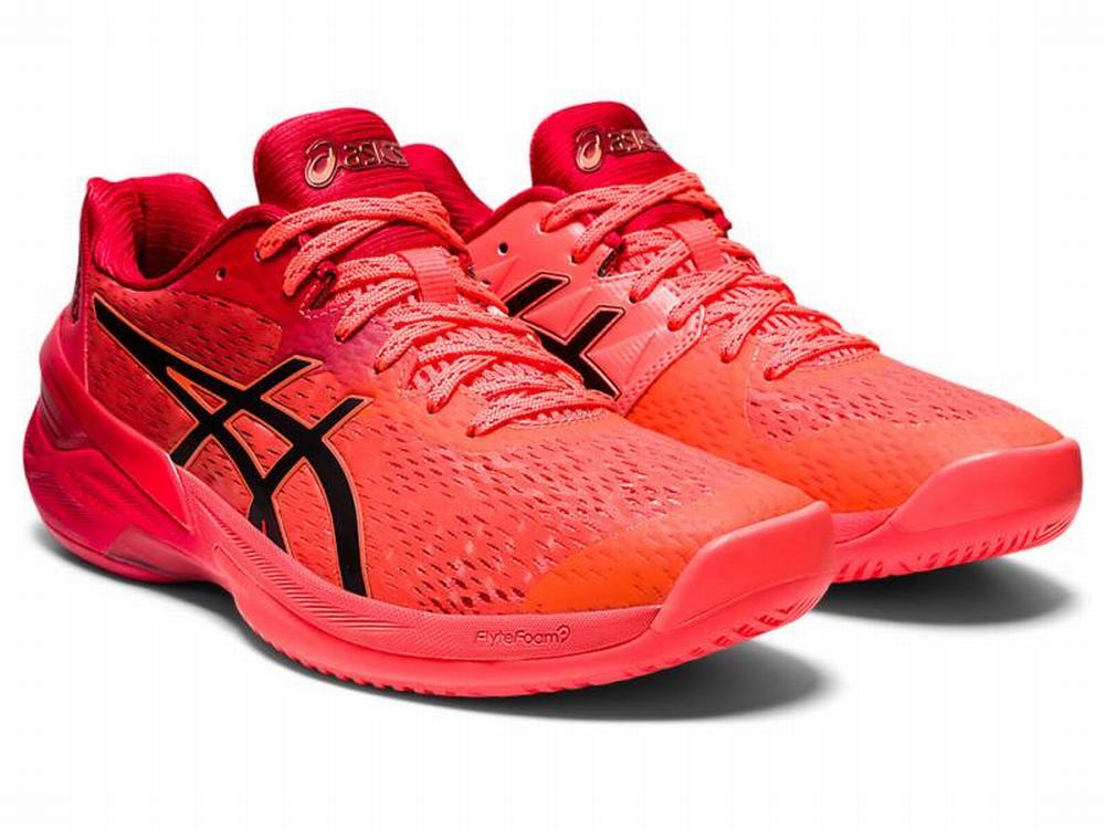 Chaussures De Handball Asics SKY ELITE FF TOKYO Femme Orange Rouge Noir | FWU-251387