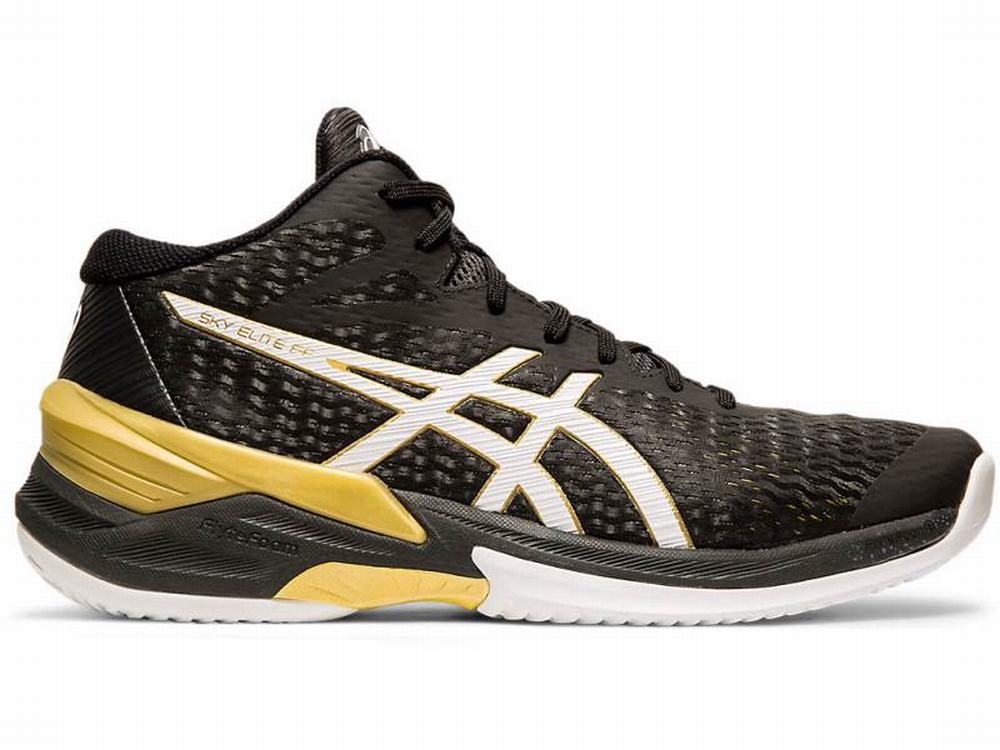 Chaussures De Handball Asics SKY ELITE FF MT Homme Noir Blanche | IXF-471685