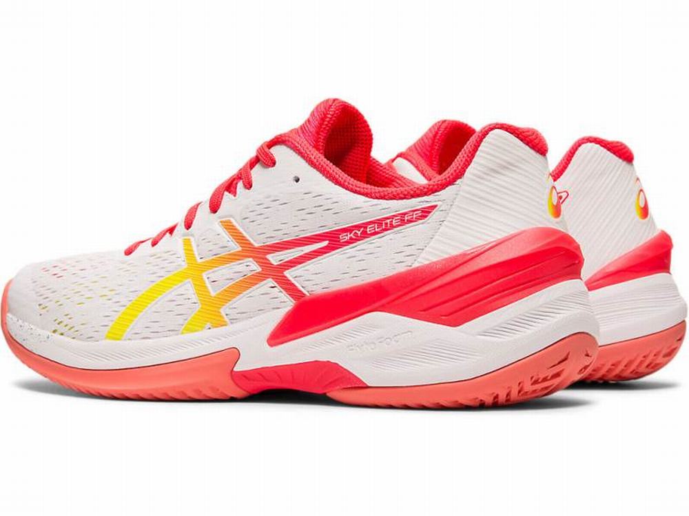 Chaussures De Handball Asics SKY ELITE FF Femme Blanche Rose | SNF-654021