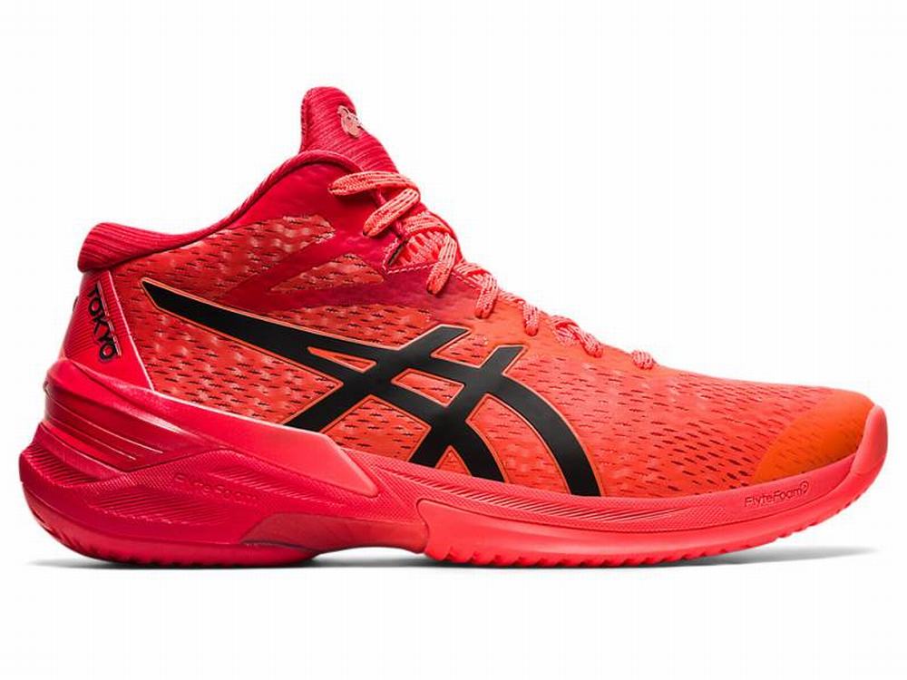 Chaussures De Handball Asics SKY ELITE FF MT TOKYO Homme Orange Rouge Noir | USY-039584