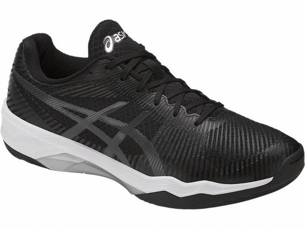 Chaussures De Handball Asics Volley Elite FF Femme Noir Blanche Grise Foncé | FEX-105347