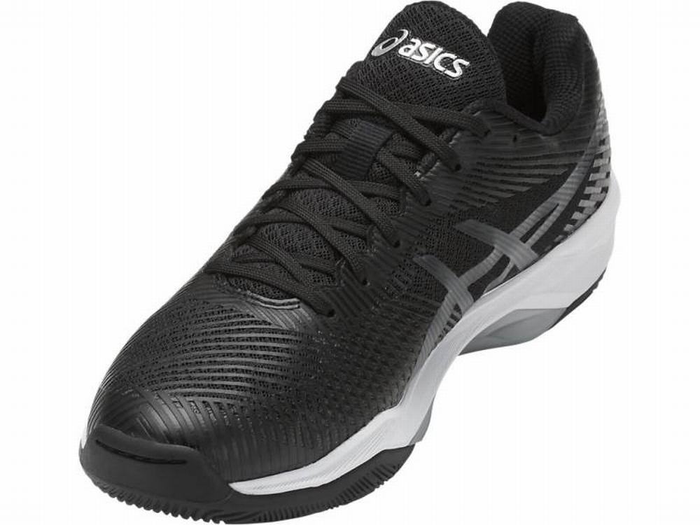 Chaussures De Handball Asics Volley Elite FF Femme Noir Blanche Grise Foncé | FEX-105347