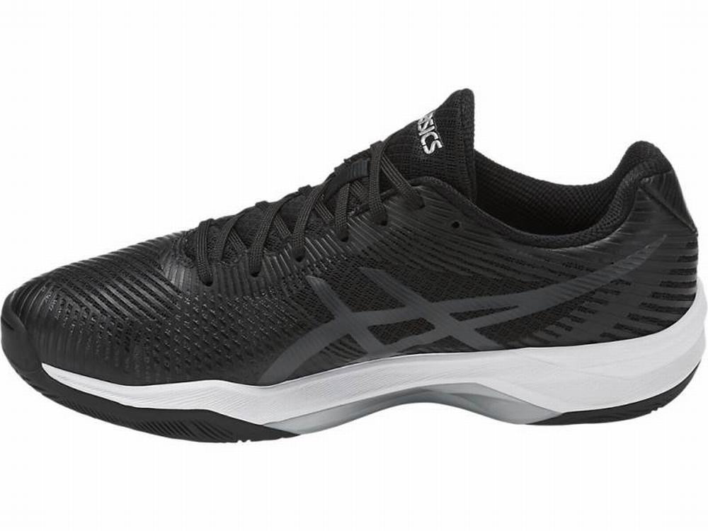 Chaussures De Handball Asics Volley Elite FF Femme Noir Blanche Grise Foncé | FEX-105347