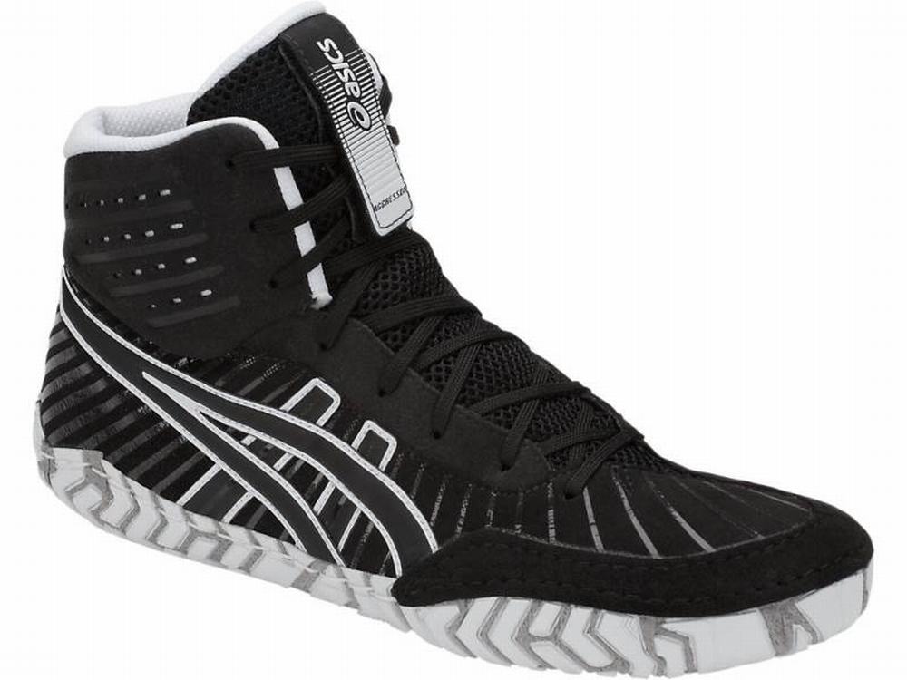 Chaussures De Lutte Asics Aggressor 4 Homme Noir Marron | OMF-304568