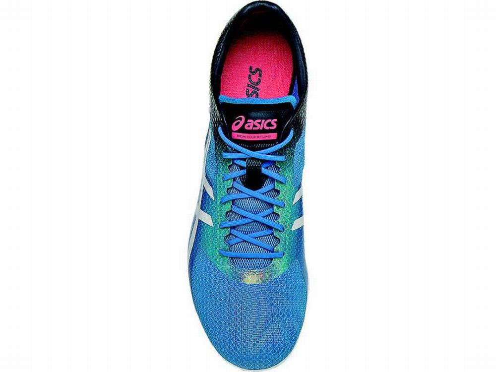 Chaussures Piste Asics Cosmoracer MD Femme Blanche Bleu Foncé | TLG-980175