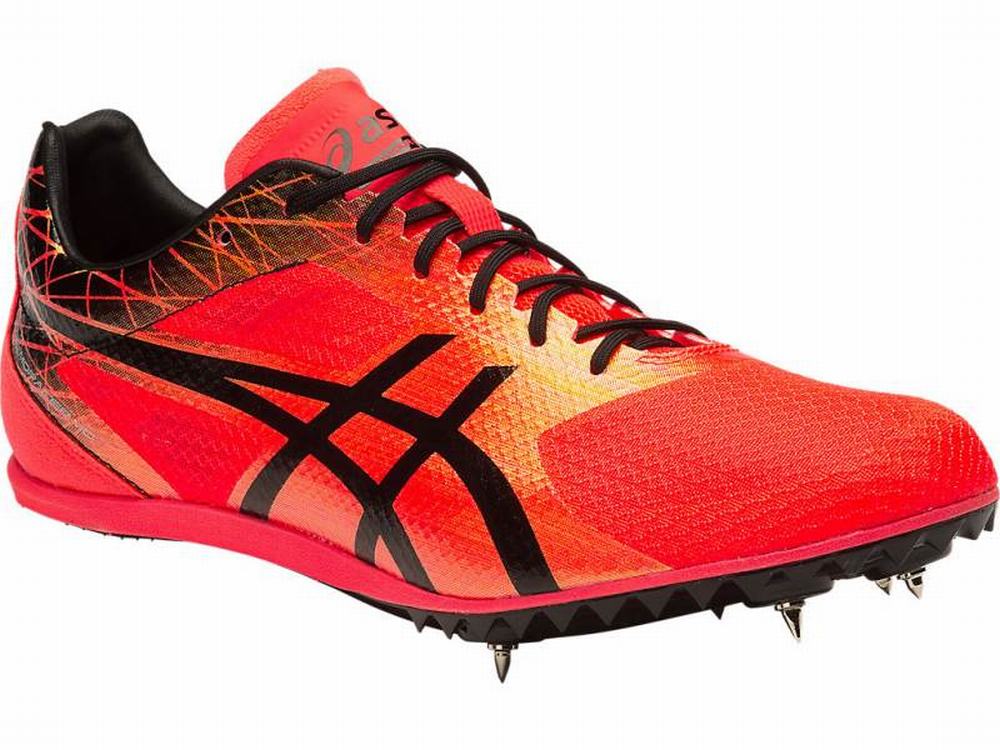 Chaussures Piste Asics Cosmoracer MD Homme Corail Noir | GKL-073814