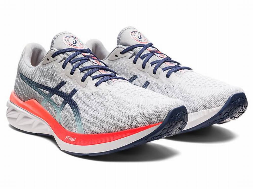 Chaussures Running Asics DYNABLAST 2 Homme Grise Bleu | ANM-142870