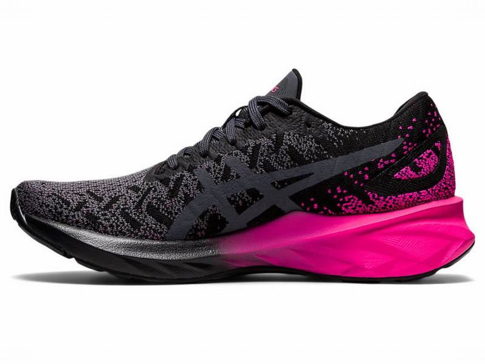 Chaussures Running Asics DYNABLAST Femme Noir Rose | GNT-608791