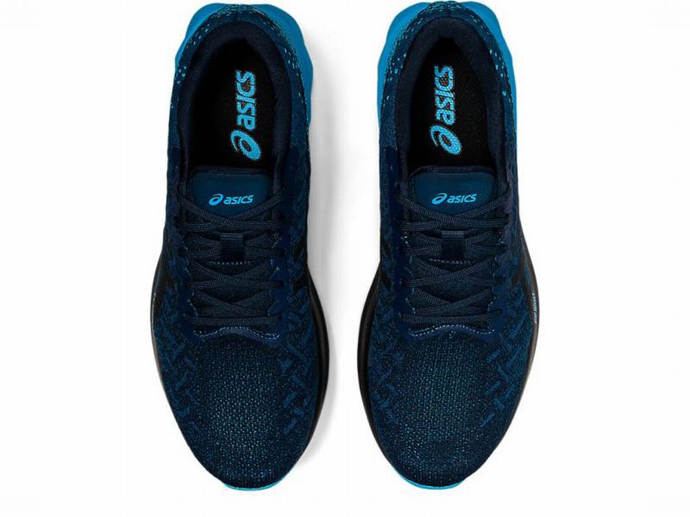 Chaussures Running Asics DYNABLAST Homme Noir Bleu | IPG-864395