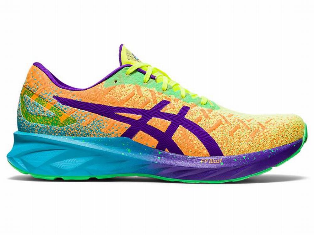 Chaussures Running Asics DYNABLAST Homme Orange Violette Bleu | SIU-319785