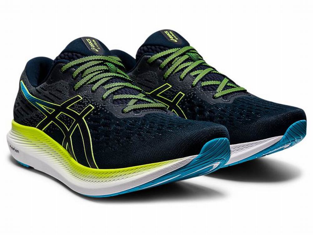 Chaussures Running Asics EVORIDE 2 Homme Bleu Vert | MQE-514678