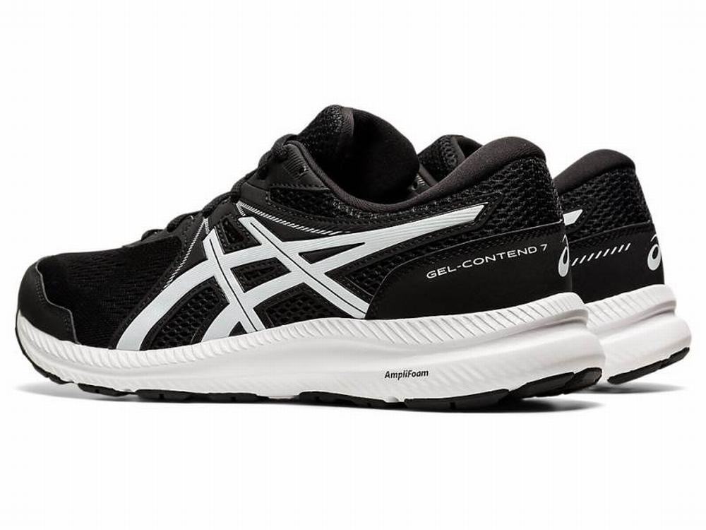 Chaussures Running Asics GEL-CONTEND 7 (4E) Homme Noir Blanche | HUF-937805