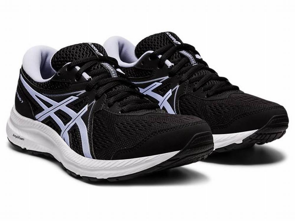 Chaussures Running Asics GEL-CONTEND 7 (D) Femme Noir | NXB-192038