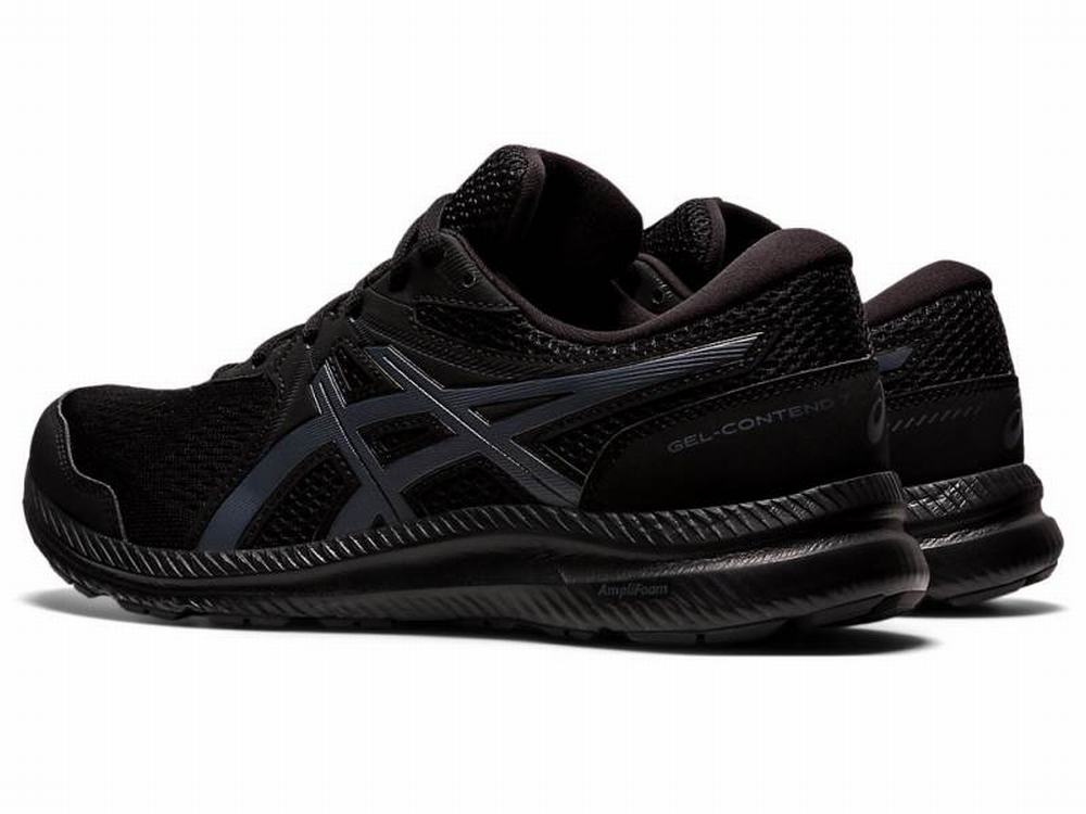 Chaussures Running Asics GEL-CONTEND 7 (4E) Homme Noir Grise | WSK-089716