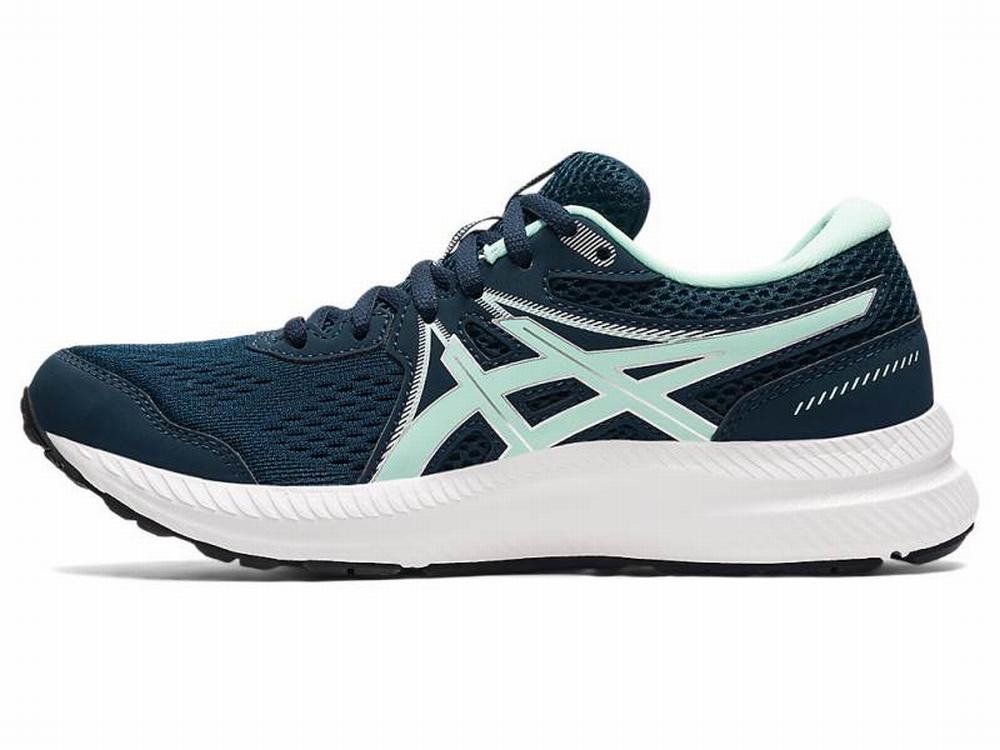 Chaussures Running Asics GEL-CONTEND 7 Femme Bleu | BIE-109627