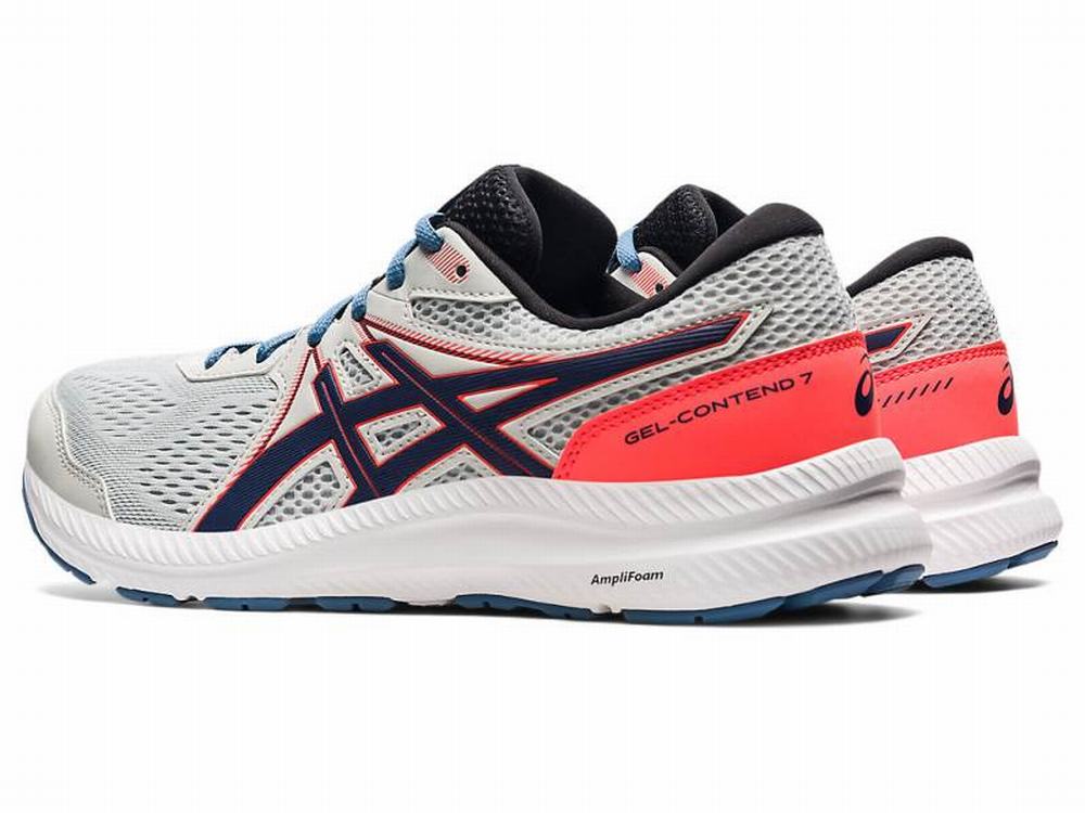 Chaussures Running Asics GEL-CONTEND 7 Homme Grise Bleu | KLZ-852760