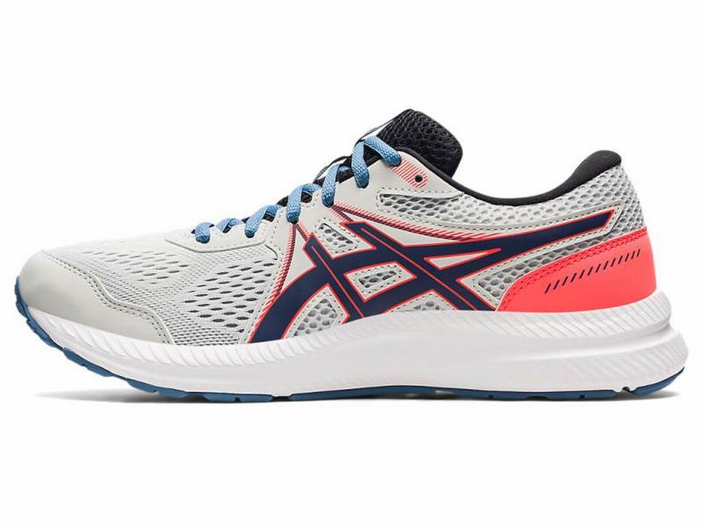 Chaussures Running Asics GEL-CONTEND 7 Homme Grise Bleu | KLZ-852760