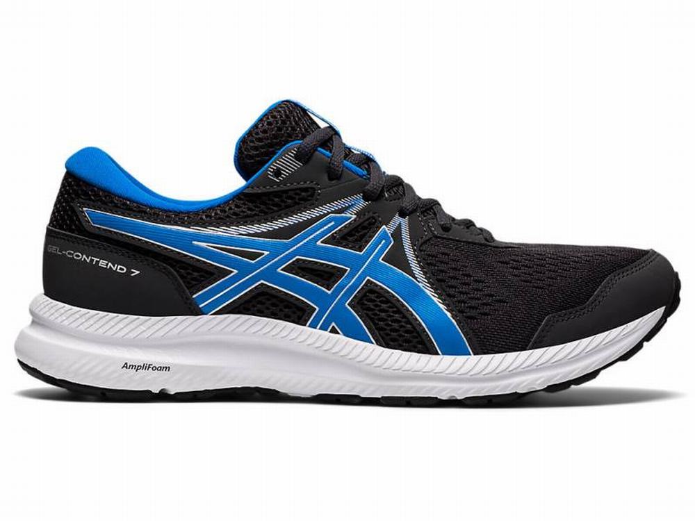 Chaussures Running Asics GEL-CONTEND 7 Homme Grise Bleu | PON-078946