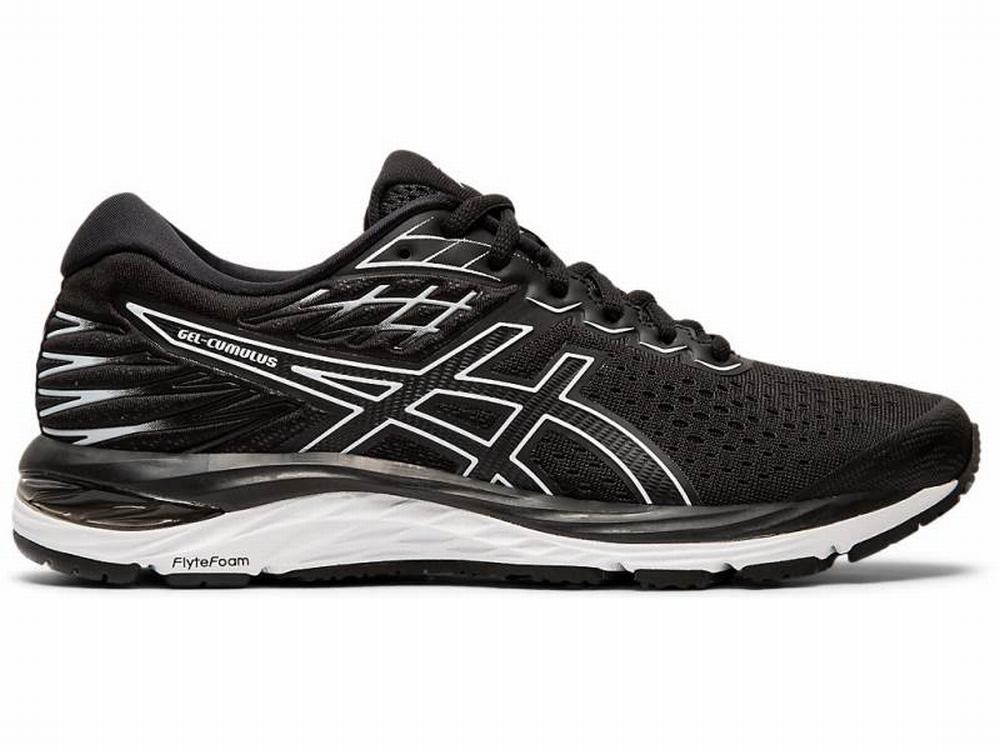 Chaussures Running Asics GEL-CUMULUS 21 Femme Noir Blanche | HZE-038162