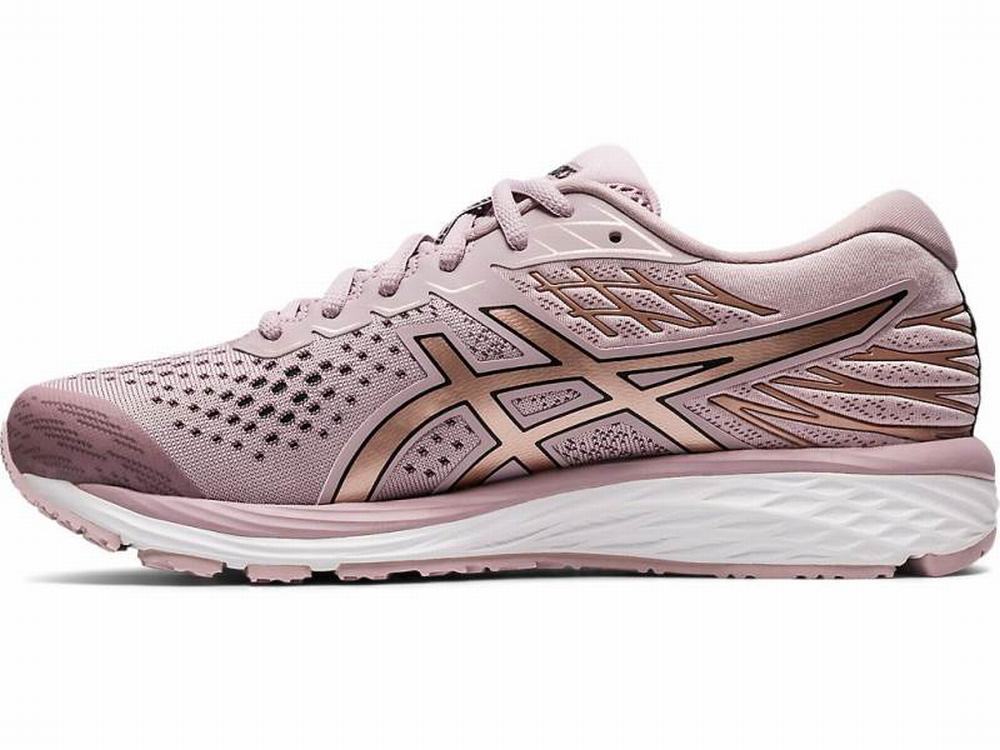 Chaussures Running Asics GEL-CUMULUS 21 Femme Rose Doré | TRU-305968