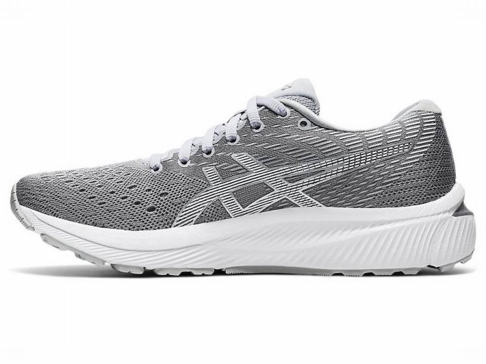 Chaussures Running Asics GEL-CUMULUS 22 Femme Blanche Grise | LBU-351879