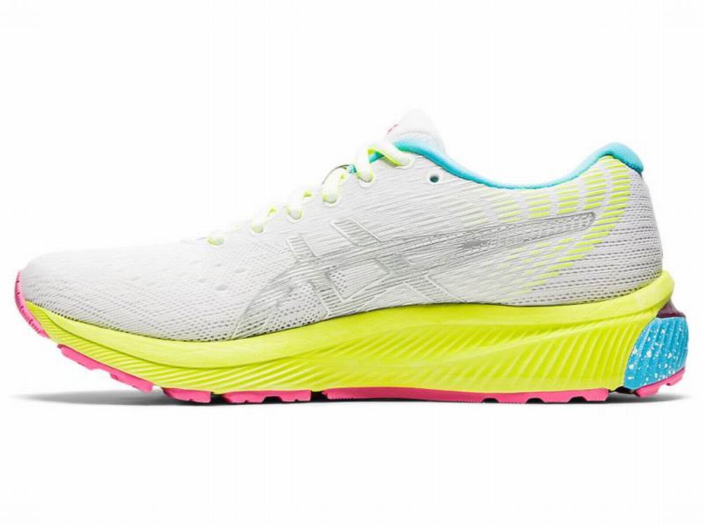 Chaussures Running Asics GEL-CUMULUS 22 LITE-SHOW Femme Blanche Argent | TEO-458163