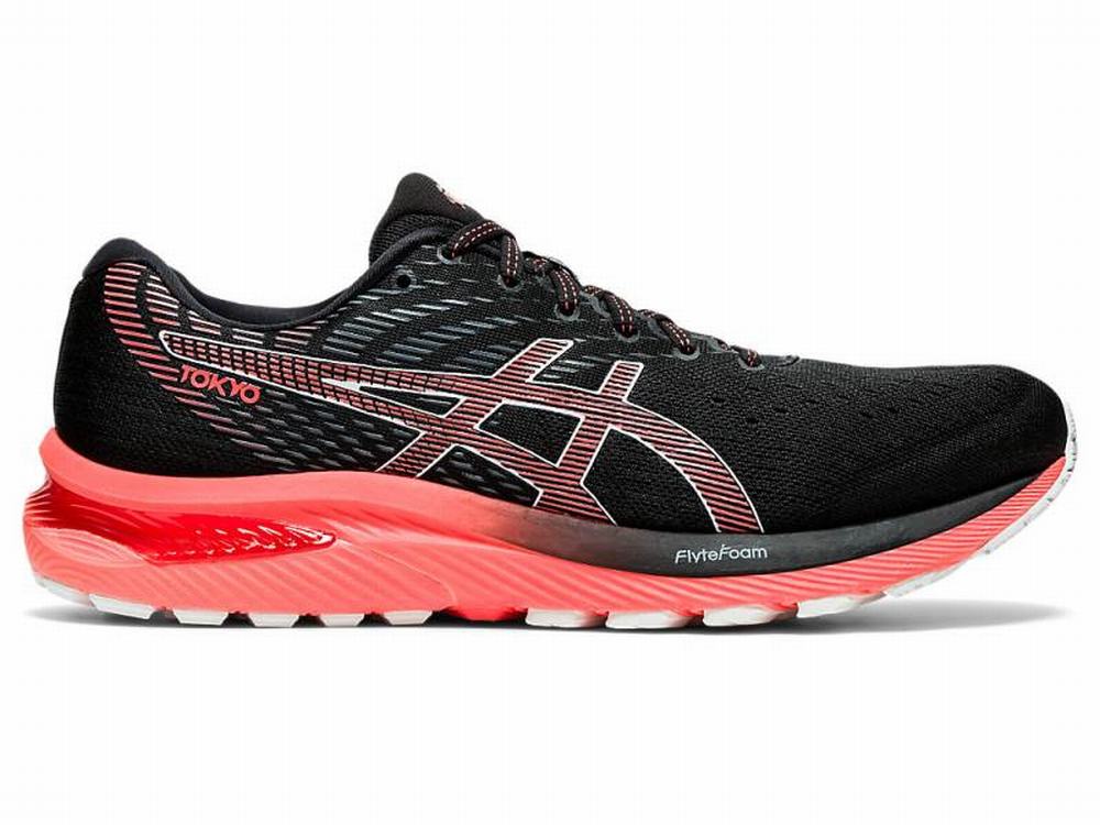 Chaussures Running Asics GEL-CUMULUS 22 TOKYO Homme Noir Orange | VUS-529486