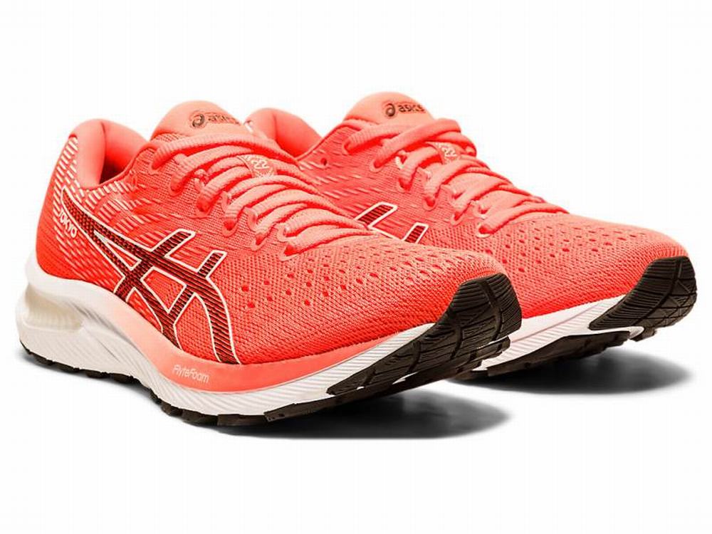 Chaussures Running Asics GEL-CUMULUS 22 Femme Orange Noir Rouge | WIK-614085