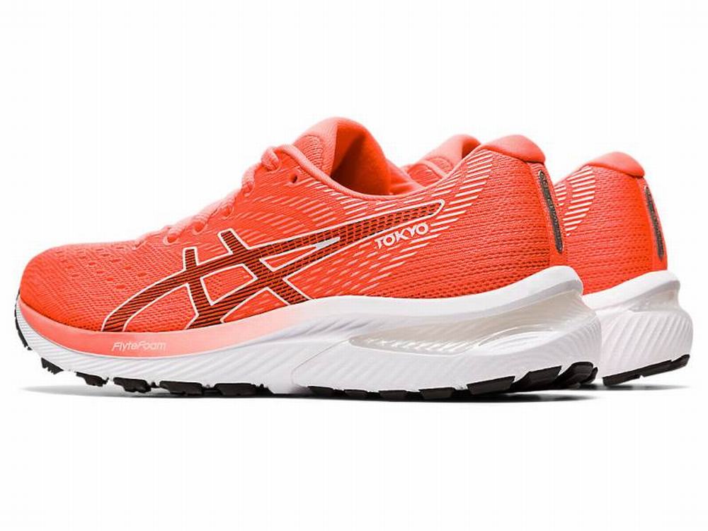 Chaussures Running Asics GEL-CUMULUS 22 Femme Orange Noir Rouge | WIK-614085