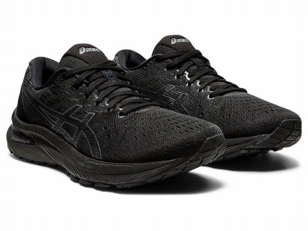 Chaussures Running Asics GEL-CUMULUS 22 Femme Noir Grise | WMT-268195