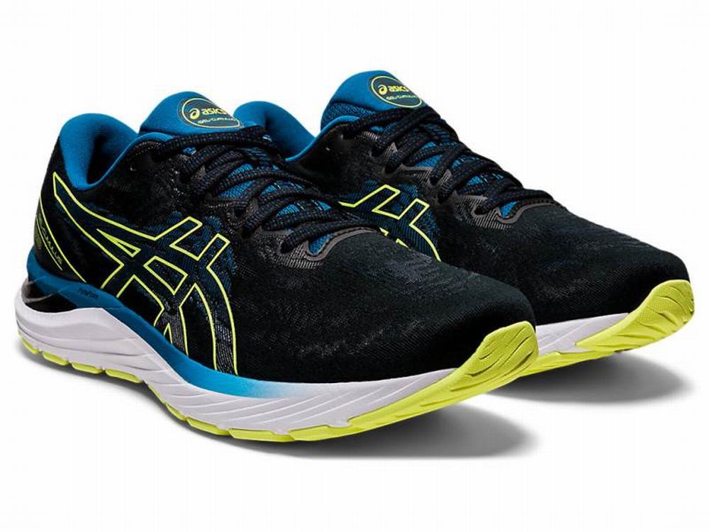 Chaussures Running Asics GEL-CUMULUS 23 Homme Noir Jaune | IBK-316495