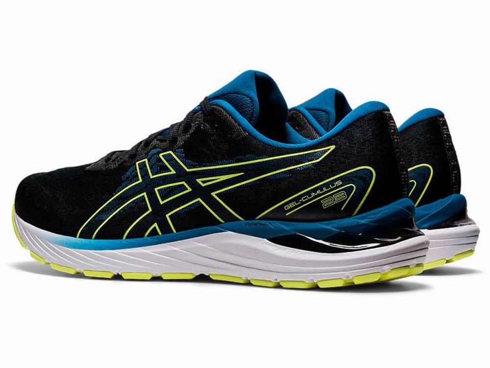 Chaussures Running Asics GEL-CUMULUS 23 Homme Noir Jaune | IBK-316495