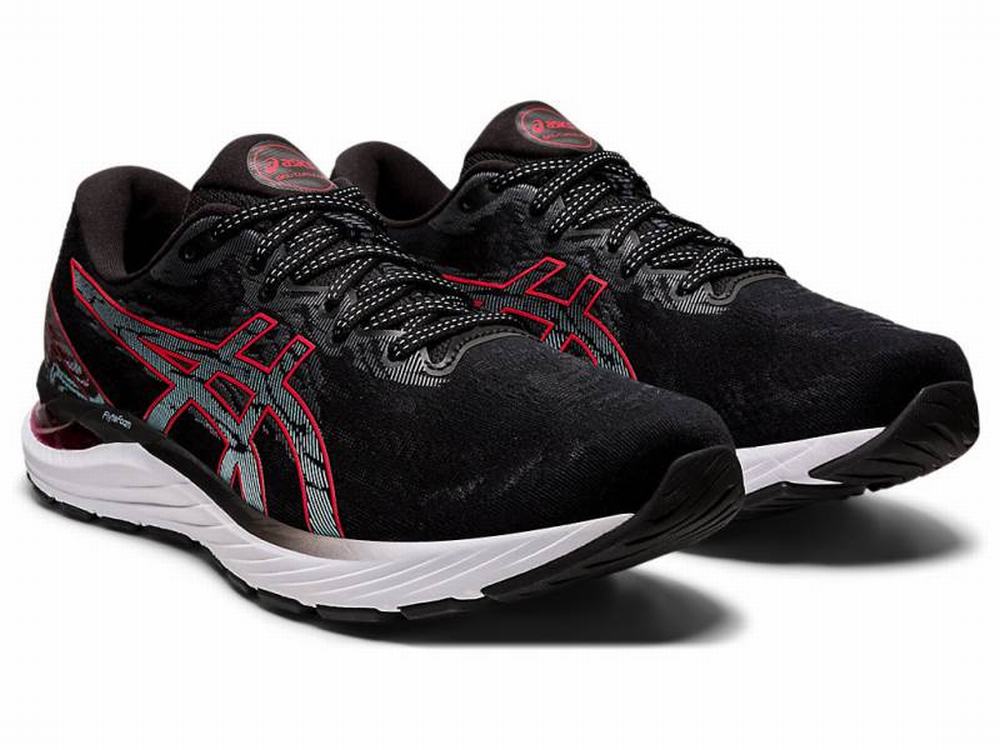 Chaussures Running Asics GEL-CUMULUS 23 Homme Noir Rouge | IGK-615703