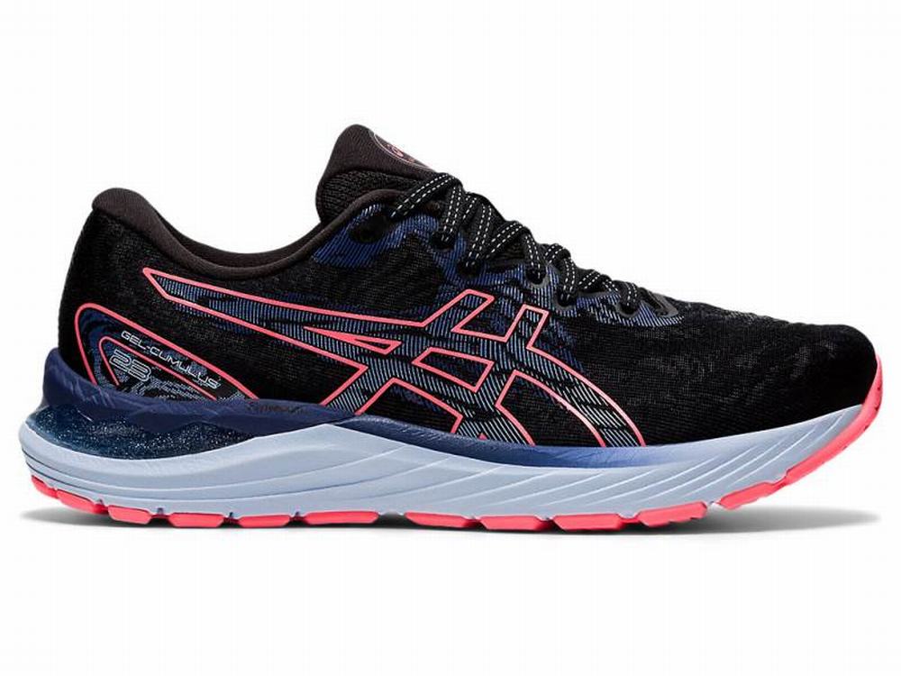 Chaussures Running Asics GEL-CUMULUS 23 Femme Noir Corail | NFA-348056