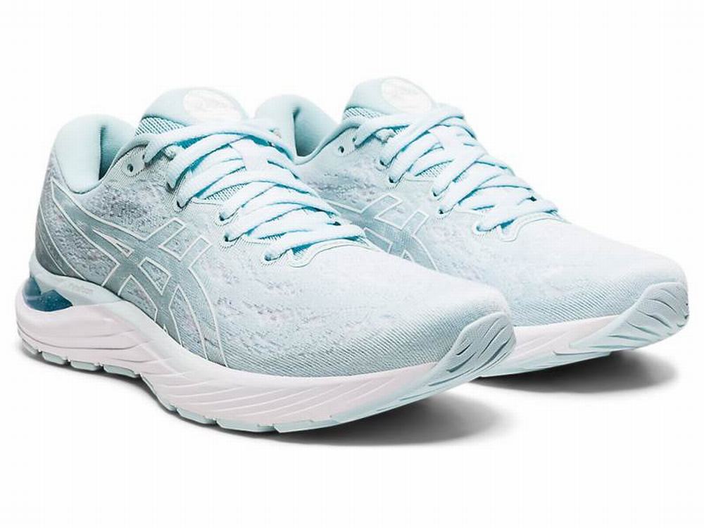 Chaussures Running Asics GEL-CUMULUS 23 Femme Turquoise Clair Blanche | ODZ-980524