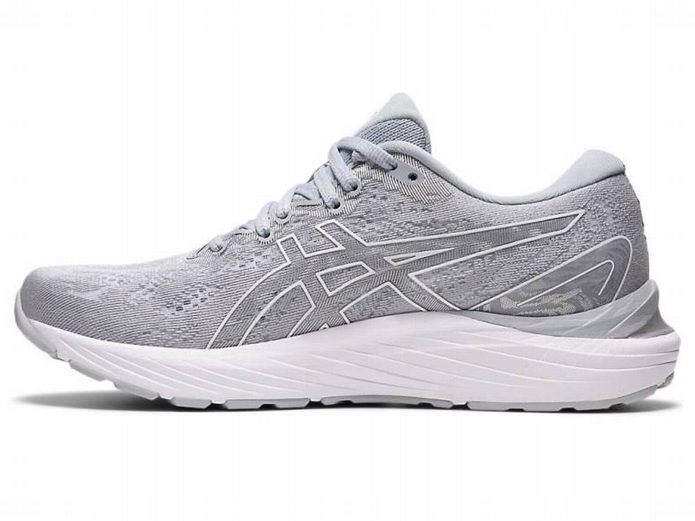 Chaussures Running Asics GEL-CUMULUS 23 Femme Blanche Grise | PST-487016