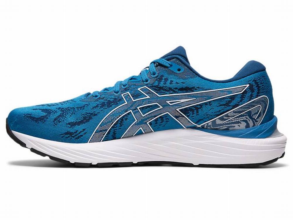 Chaussures Running Asics GEL-CUMULUS 23 Homme Blanche Bleu | YFV-598764