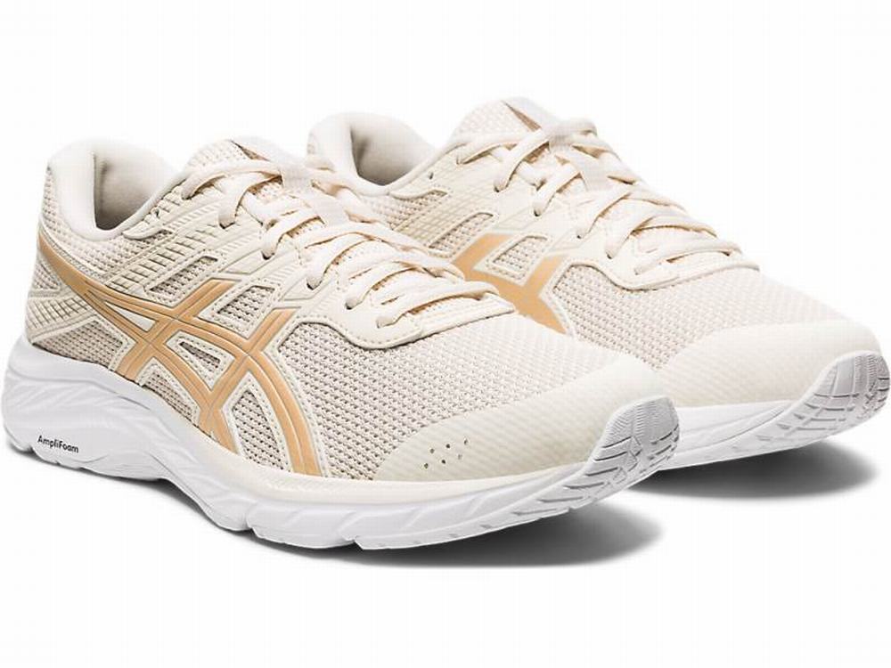 Chaussures Running Asics GEL-Contend 6 Twist Femme Beige Doré | FAW-417350