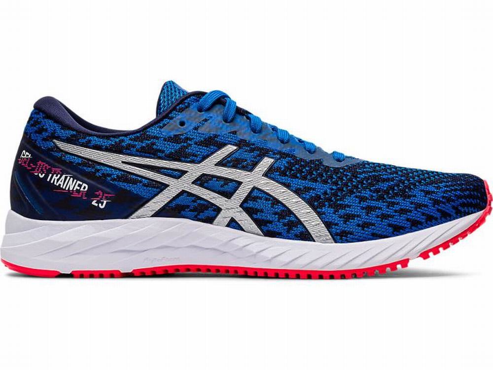 Chaussures Running Asics GEL-DS TRAINER 25 Femme Bleu Argent | RUJ-420961