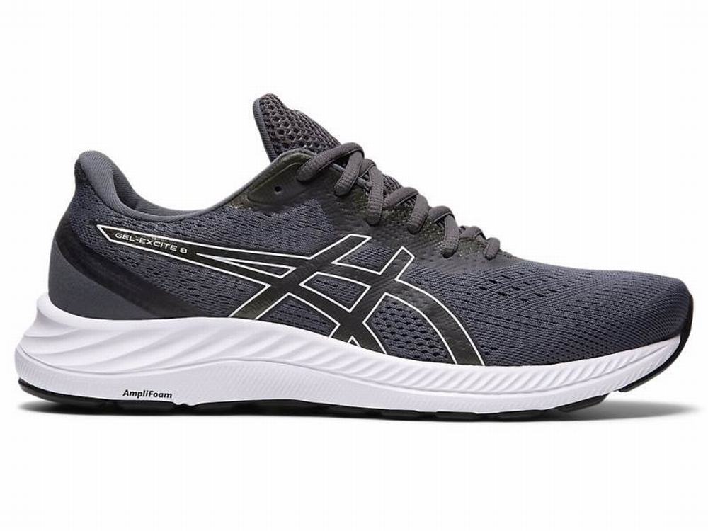 Chaussures Running Asics GEL-EXCITE 8 (4E) Homme Blanche Grise | EGR-365910