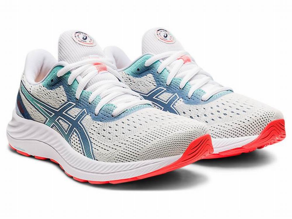 Chaussures Running Asics GEL-EXCITE 8 Femme Blanche | VUY-481503